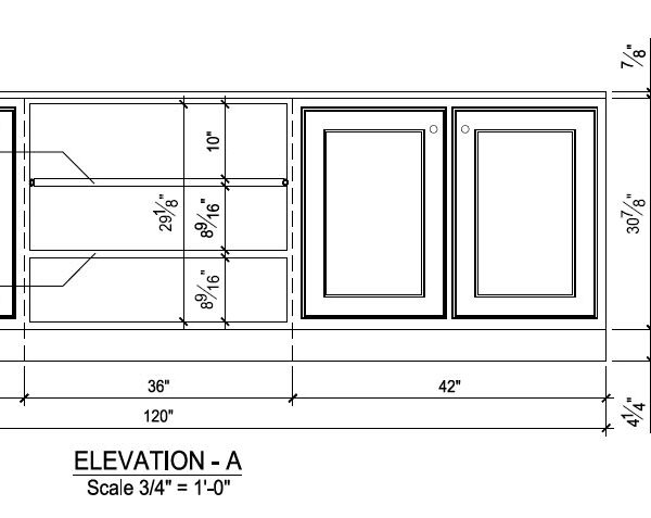 kitchen-cabinets-solid-wood-door-design